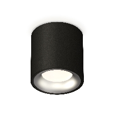 Светильник Ambrella Light XS7532023 SBK/MCH черный песок/хром матовый MR16 GU5.3 (C7532, N7013)