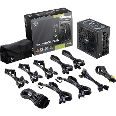 Блок питания MSI MAG A1250GL PCIE5, 1250W, 80 PLUS Gold, полностью модульный, ATX 3.0, PCIE5