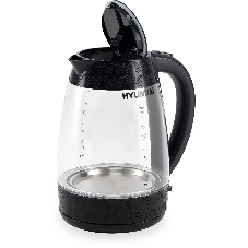 Чайник электрический Hyundai HYK-G4505 2 л, 2200 Вт, черный (корпус: стекло)