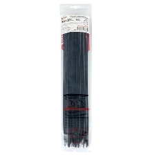 Хомут P6.6 стандартный (ч), 3.6x300 (50шт) PROxima FlexLock