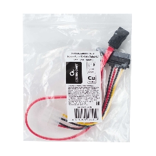 Кабель Combo SATA Cablexpert CC-SATA-C1-N, Molex 4pin(M)+Sata 7pin(M)/Sata 15pin+7pin(F), медн.проводник, пакет
