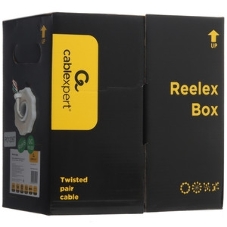 Кабель Cablexpert FPC-5004E-SOL/100, FTP indoor 4x2x0.48, CCA, кат.5е, однож., 100м, box, серый