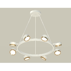 Светильник Ambrella light XB9195152/8 SWH/PYG белый песок/золото желтое полированное GX53 (C9195, N8124)