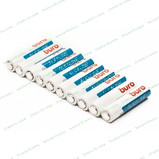 Батарея Buro Alkaline LR03 AAA (10шт) коробка