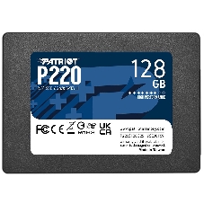 Накопитель SSD Patriot P220, 128Gb, SATA III, 2.5