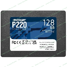 Накопитель SSD Patriot P220, 128Gb, SATA III, 2.5