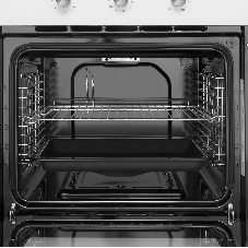 Шкаф духовой газовый с электрическим грилем Maunfeld MOGS703W, встраиваемый