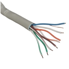 Кабель Cablexpert FPC-5004E-SOL/100, FTP indoor 4x2x0.48, CCA, кат.5е, однож., 100м, box, серый