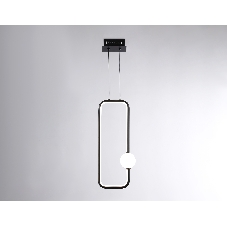 Светильник Ambrella light FL66363 BK черный 19W 4200K 190*80*1000