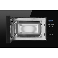 Встраиваемая микроволновая печь Weissgauff HMT-206 Compact Grill черный, 20 л, 700 Вт, переключатели - сенсор