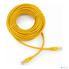 Патч-корд UTP Cablexpert PP12-10M/Y cat.5e, 10м, литой, многожильный, желтый