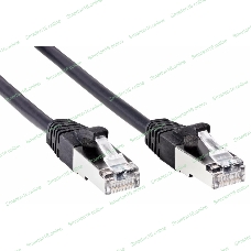 Патч-корд литой AOpen ANP522B-BK-1M FTP cat.5e (7/0.16) черный 1m