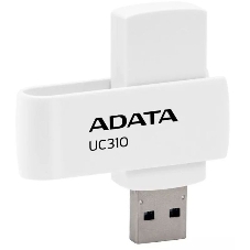 Флешка USB ADATA UC310 (UC310-64G-RWH), 64Gb, USB 3.2 Gen 1, R/W 100/30, белый