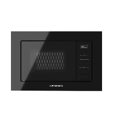 Микроволновая печь встраиваемая Kuppersberg, High-Tech, 20 л, гриль, 5 уровней мощности, 8 автоматических программ, многофункциональный таймер, размораживание, сенсорное управление, блокировка от детей, поворотный стол, черный