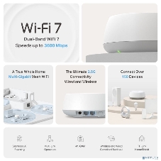 Домашняя Mesh Wi-Fi система TP-Link Deco BE25(2-pack)