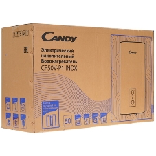 Водонагреватель электрический Candy CF50V-P1 INOX белый, накопительный, 50 л, 2 кВт