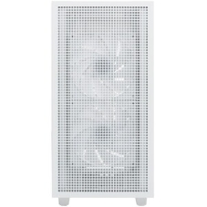 Компьютерный корпус Deepcool CH360 WH без БП, боковое окно (закаленное стекло), 2x140мм ARGb LED вентилятор спереди и 1x120мм ARGb LED вентилятор сзади, белый, mATX