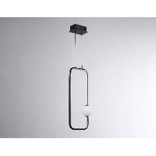 Светильник Ambrella light FL66363 BK черный 19W 4200K 190*80*1000