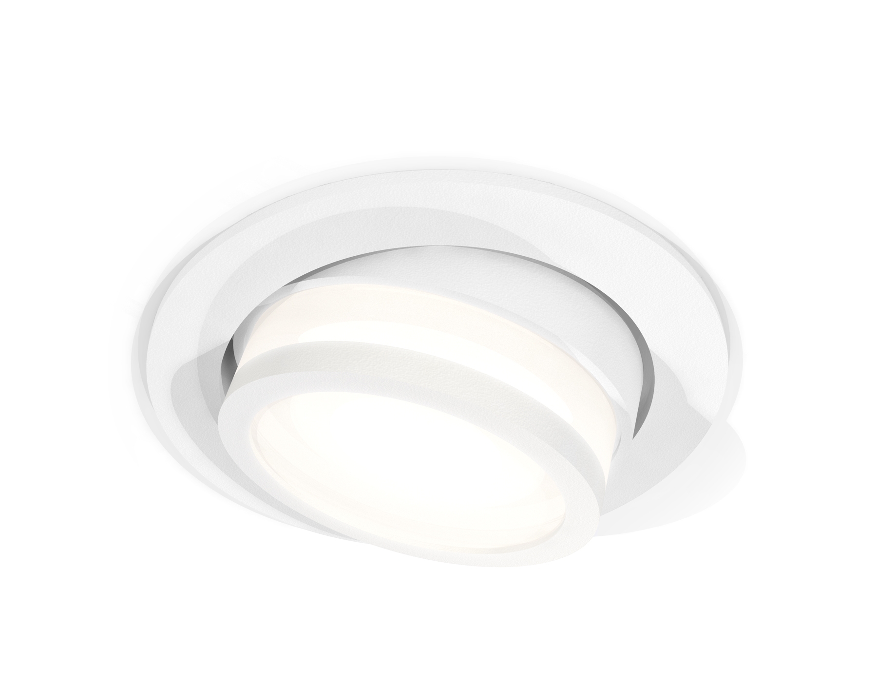 Комплект встраиваемого поворотного светильника Ambrella light XC7651081 SWH/FR белый песок/белый матовый MR16 GU5.3 (C7651, N7120)