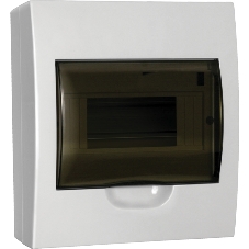 Корпус модульный пластиковый навесной ЩРН-П-8 IEK MKP12-N-08-40-20, 8 модулей, IP41