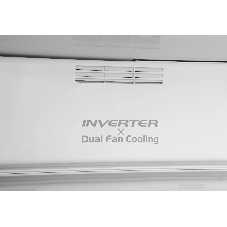 Холодильник Hitachi R-W660PUC7X GC шампань стекло двухкамерный 396/144л морозилка сверху, No Frost, Side by Side