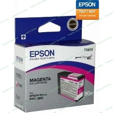 Картридж струйный Epson T5803 (C13T580300) пурпурный (80 мл) для Stylus Pro 3800