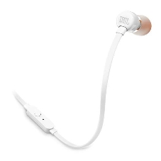 Проводные наушники JBL Tune 110 белый, внутриканальные, Jack 3.5 мм