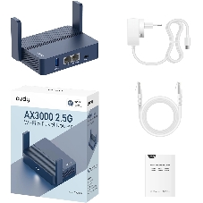 Маршрутизатор Cudy TR3000, AX3000, 2,5 Gbит/с (WAN) + 1 Gbит/с (LAN)1 USB3.0, MU-MIMO, Mesh (TR3000)