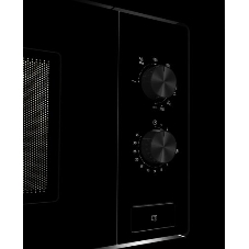 Встраиваемая микроволновая печь Gorenje, 20 л, 5 уровней мощности, 15 автопрограмм, электронное управление, дисплей, гриль, поворотный стол, цвет черный, ВxШxГ 38х56.8х34 см