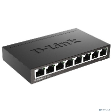 Коммутатор D-Link DGS-1008D/R1A, 8×1 Гбит/с, неуправляемый