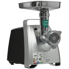 Мясорубка электрическая Bosch MFW68680 черный, 2200 Вт, 4.3 кг/мин, реверс, защита от перегрузки, насадки - 5