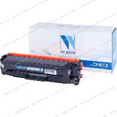 Картридж лазерный NVPrint совместимый для LJ Pro M477fdn/M477fdw/M477fnw/M452dn/M452nwCF411X Cyan (5 000k)