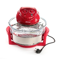 Аэрогриль Centek Ct-1456 красный, 1400 Вт, 12 л, механическое управление, 0 программ