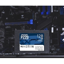 Накопитель SSD Patriot P220, 128Gb, SATA III, 2.5