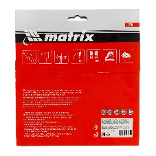 Пильный диск по дереву Matrix, ф185 х 20 мм, 36 зубьев + кольцо 20/16