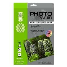 Фотобумага Cactus CS-GSA413050 A4/130г/м2/50л. глянцевое самоклей. для струйной печати