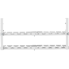 Кабель-канал Cactus CS-CM-700-2WT для столов 72.8x13.5x34.2 см белый