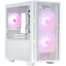Компьютерный корпус Deepcool CH360 WH без БП, боковое окно (закаленное стекло), 2x140мм ARGb LED вентилятор спереди и 1x120мм ARGb LED вентилятор сзади, белый, mATX