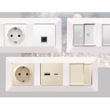 Рамка ALFA Line (Жемчуг) 4-ая AF110204