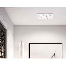 Светильник Ambrella light TN1145/2 WH белый IP44 GU5.3/2 180*95*38