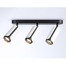 Светильник Ambrella light TN51603/3 WH/BK белый/черный GU10/3 380*60*195