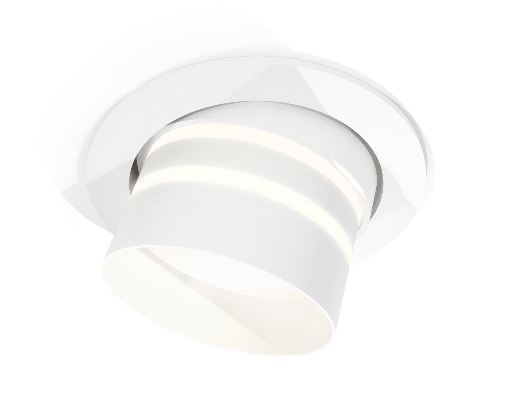 Комплект встраиваемого поворотного светильника Ambrella light XC7651082 SWH/FR белый песок/белый матовый MR16 GU5.3 (C7651, N7141)