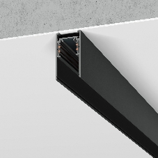 Slim Magnetic Шинопровод накладной (черный) (2 м) 85084/00