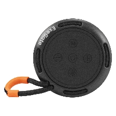 Портативная BT-колонка ExeGate Friend EPS-51 (2*5Вт, 50-20000Гц, Bluetooth, с поддержкой USB и TF/microSD карт, FM, Li-Ion 1200mAh, цвет черный, RGB подсветка, зарядка USB Type-C, Color Box)