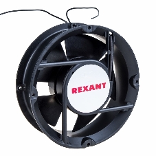 Вентилятор для корпуса Rexant RХ 172x163x51HBL 220VAC черный, 172 x 163 мм, 2500 об/мин, 53 дБ, 2 pin