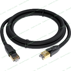 Патч-корд GCR PROF прямой 7.5m, FTP медь cat.6, позолоч. контакты и коннектор, 25 AWG, Deluxe ethernet high speed 10 Гбит/с, RJ45, T568B, GCR-52548