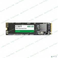 Накопитель SSD CBR, M.2 2280, 480Gb, PCIe 3.0 x4, NVMe, R/W 2100/1600