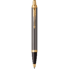 Ручка шариковая Parker IM Premium Grey Core GT (2214613) M, синие чернила, подарочная коробка