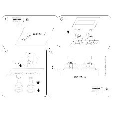 Светильник Ambrella light TN1145/2 WH белый IP44 GU5.3/2 180*95*38
