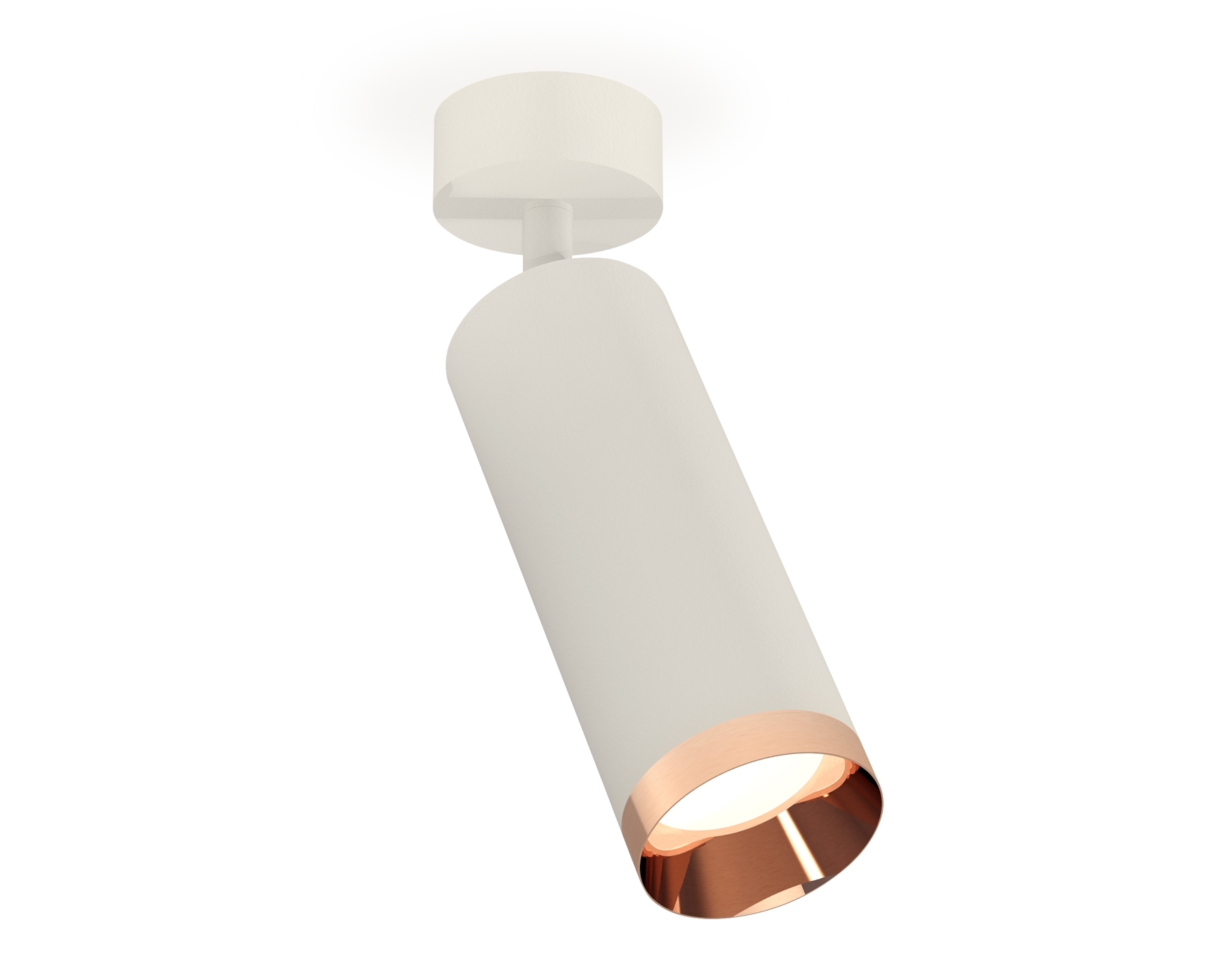Светильник Ambrella Light XM6342006 SWH/PPG белый песок/золото розовое полированное MR16 GU5.3 (A2202, C6342, N6135)